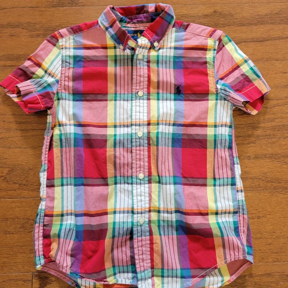 Ralph Lauren Polo Button Short Sleeve Shirt - 7
